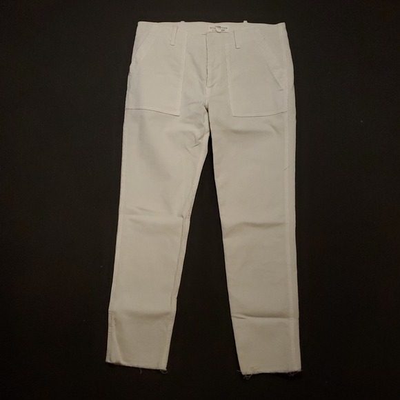 Nili Lotan Pants - Nili Lotan Shon Corduroy Pants Womens 4 Bone High Rise Baggy Wide Bow Leg‎ USA